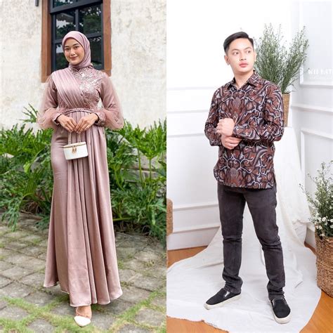 Jual NAYAKA BATIK MELODY NUDE SERIES Batik Couple Baju Kondangan Wanita Melody Nude Baju