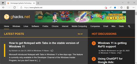 Phoenix Microsoft Working On Edge Redesign Ghacks Tech News