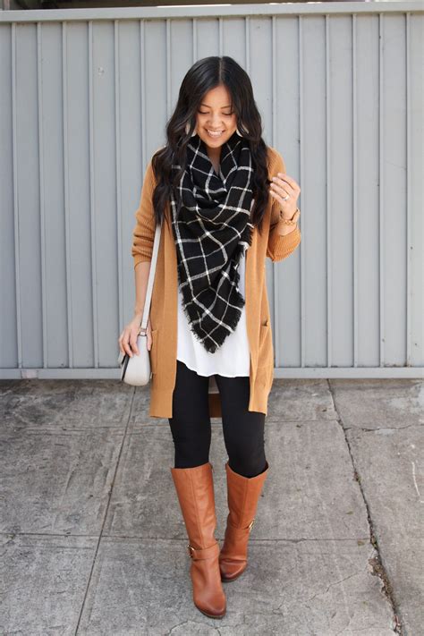 Easy Casual Comfy Outfits With Leggings For Fall