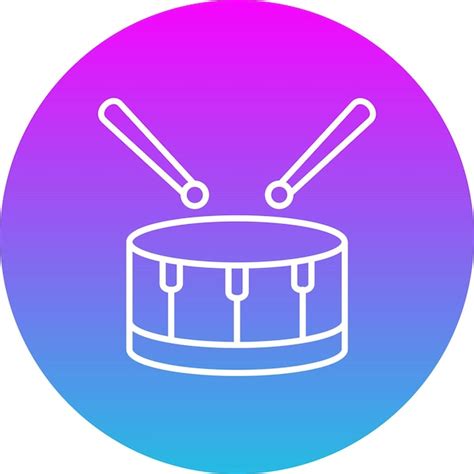 Premium Vector Drum Icon