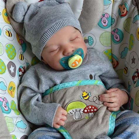 JIZHI Reborn Baby Dolls Boys 17 inch Realistic Newborn Baby Dolls Full ...