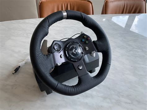 Logitech G920 Driving Force Racing Wheel and Floor Pedals, 電子遊戲, 遊戲機配件 ...