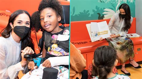 Meghan Markle Reads & Sings Along With Kids At Children’s Hospital Los