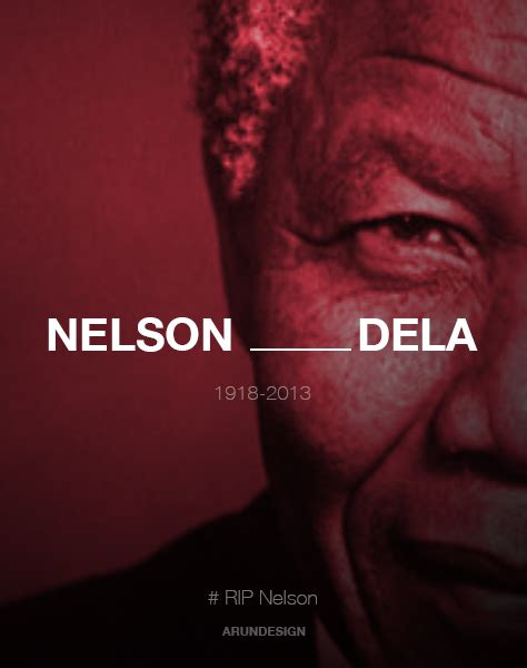 Rip Nelson Mandela On Behance