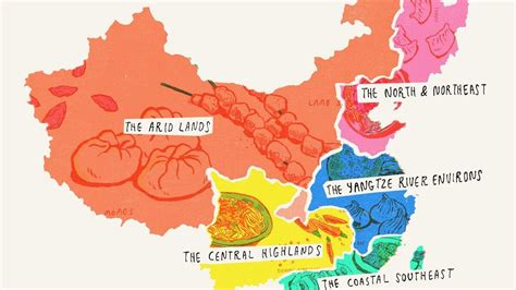 map  chinas  great cuisines