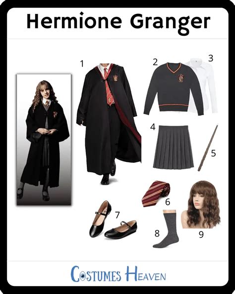 Hermione Granger Costume For Cosplay & Halloween 2024