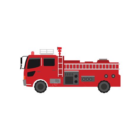 Fire Truck Vector Art PNG, Fire Truck, Fire, Truck, Vector PNG Image ...
