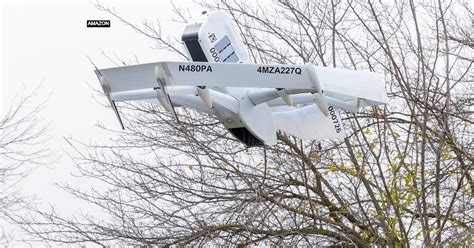 Amazon Prime Air Drone Deliveries Begin In Lockeford Just Before