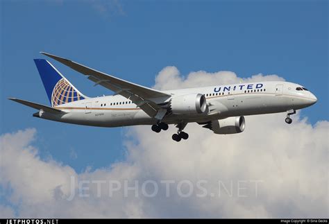 N27908 | Boeing 787-8 Dreamliner | United Airlines | Sina Gecks | JetPhotos