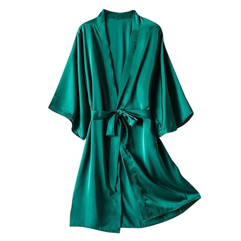 Ywdj Plus Size Satin Silk Nightgown Set For Women Sleepwear Lingerie
