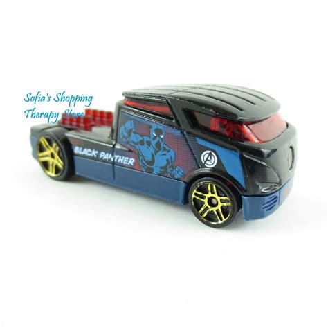Hot Wheels Blue Qombee Marvel Black Panther Avengers Made In Thailand 2005 Loose EBay