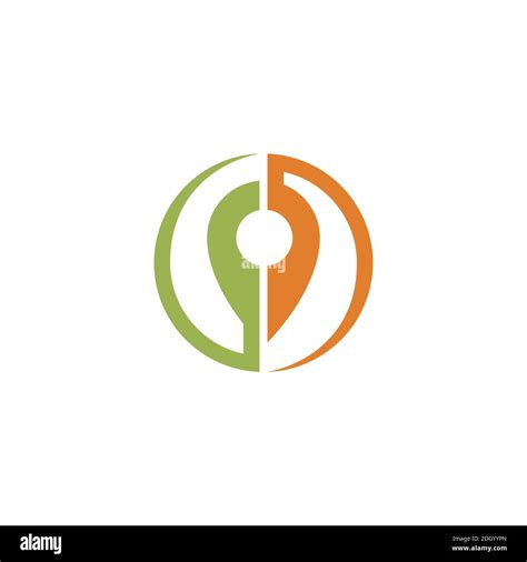 map location logo design illustration stock vector image art alamy