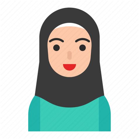 Avatar Hijab Muslim People Profile Woman Icon Download On Iconfinder