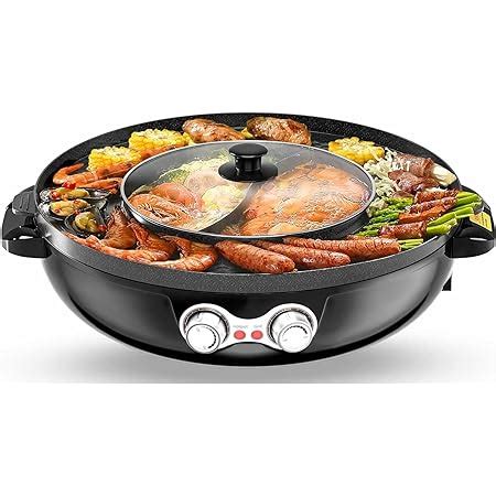 Vevor In Elektrischer Hot Pot Grill W W Elektrische Topf Grillpfannegeeignet F R