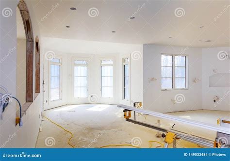 Renovation Construction Of Master Bathroom With New Under Construction