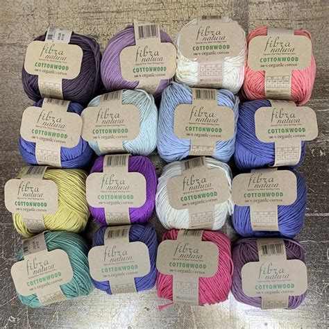 Fibra Natura Cottonwood,organic Certified Cotton Yarn,50gr,105mt ...