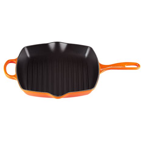 Le Creuset Patelnia Eliwna Grillowa Signature Cm Pomara Czowa