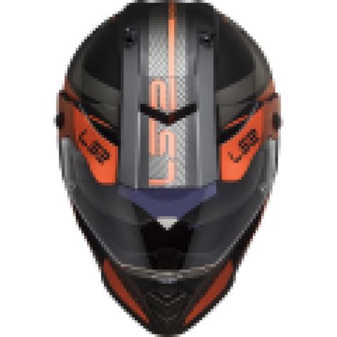 LS2 MX436 Pioneer EVO ADVENTURER Matt Black Orange