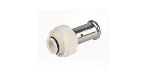 19PKW-2005 Пресс-фитинг Henco с накидной гайкой под евроконус, ПВДФ ...