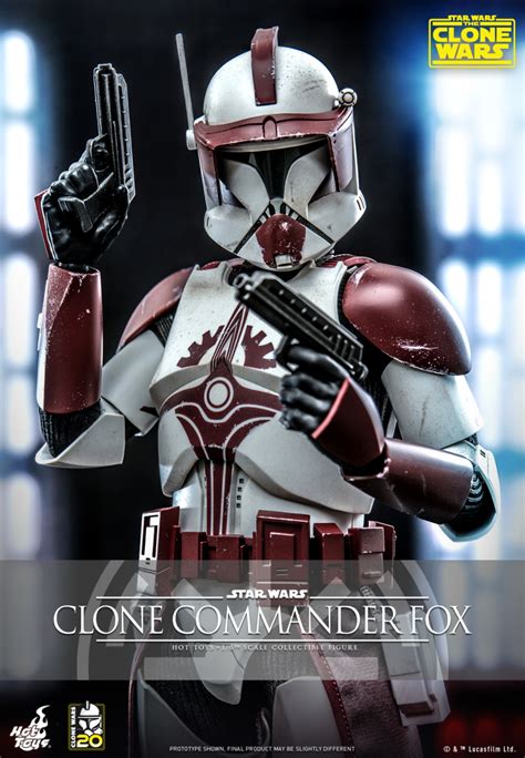 Hot Toys星際大戰複製人之戰複製人指揮官福克斯Clone Commander Fox1 6 比例收藏級人偶 胸前獨特紋章再現