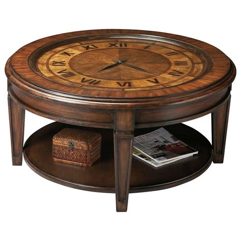 butler corbett  clock coffee table walmartcom walmartcom