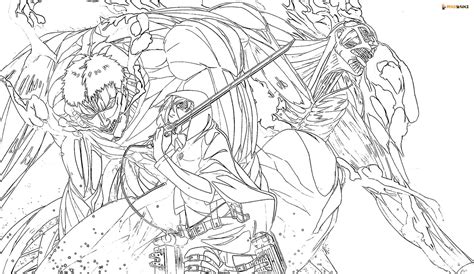 Attack on Titan coloring pages - Free coloring pages