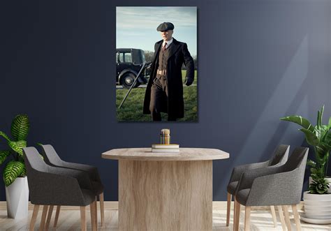 Thomas Shelby Poster Thomas Shelby Wall Art Canvas Thomas Etsy