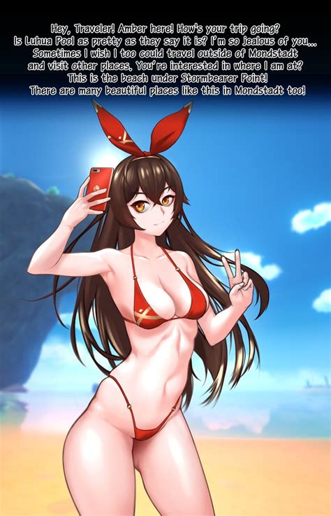 Amber Genshin Impact Luscious Hentai Manga Porn
