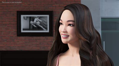 Chinese Woman Lingerie Flirty 3D Model 159 3ds Blend C4d Fbx