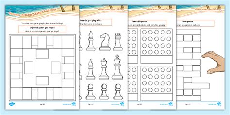 Summer Board Game Challenge L Enseignant A Fait Twinkl