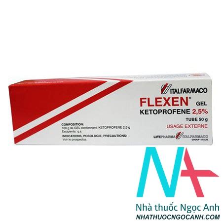 Thuốc Flexen gel: Công dụng, liều dùng, lưu ý tác dụng phụ, giá bán