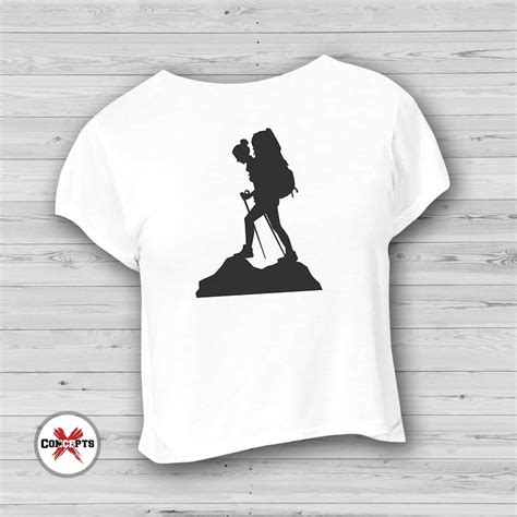 Hike Girl Svg File Female Hiker Svg Hiking Svg Forest Etsy