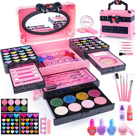 Kinderschminke Set Mädchen Schminkkoffer Mädchen Kids Makeup