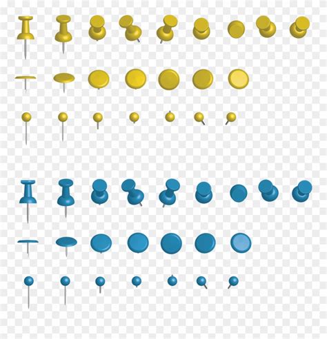 Канцелярские Кнопки Png Clipart (#2093802) - PinClipart