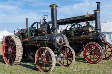 steam engine road  steam engine england  stock
