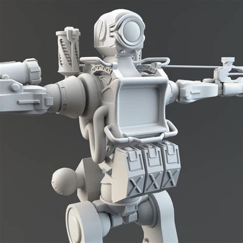 Pathfinder Apex Legends Highpoly 3d Model 30 C4d Ma Unknown Fbx Max Free3d