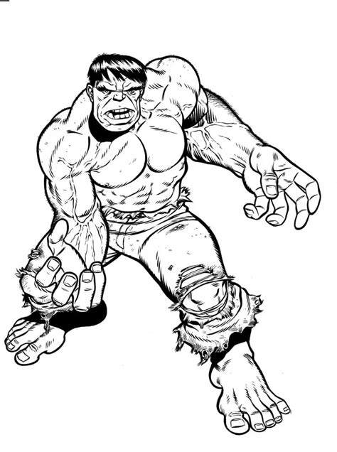 Hulk Coloring Page