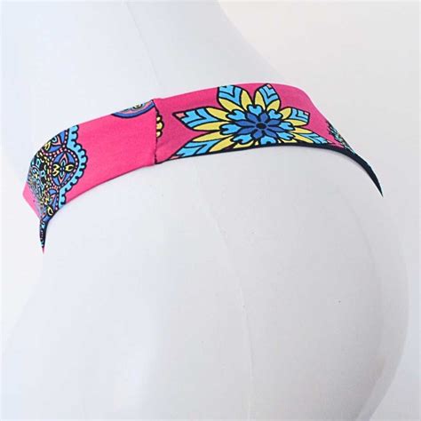 Biquíni Surf Calcinha Franzida Espelho Dupla Face Marinho e Mandala Aina Bikini