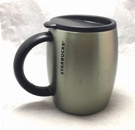 Starbucks Coffee Stainless Steel Barrel Travel Mug Oz