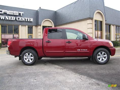 Red Brawn Nissan Titan Se Crew Cab Photo Gtcarlot