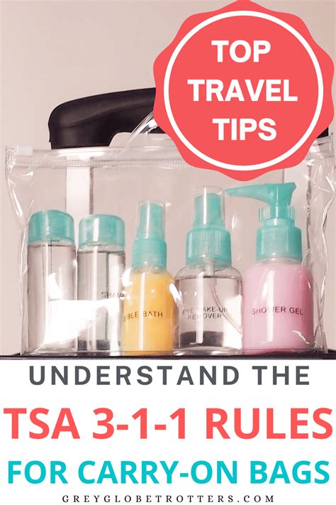 Know The TSA Liquids Carry On Rules Skip Through Security