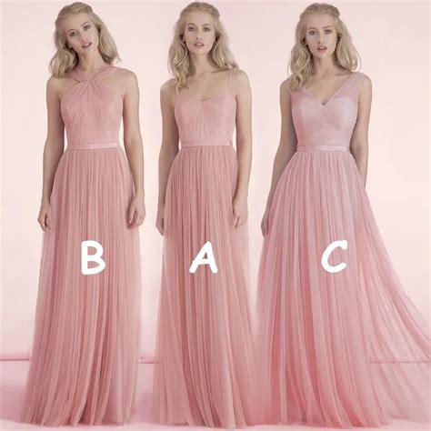 Venta Vestidos Palo De Rosa Para Damas De Honor En Stock