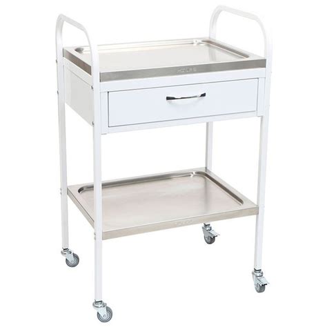 Медицинский стол процедурный МД SM 1, 96x62x45 см, 1 ящик, столик ...