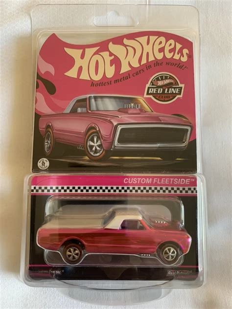 Hot Wheels Th La Convention Rlc Pink Car Custom Fleetside Picclick Uk