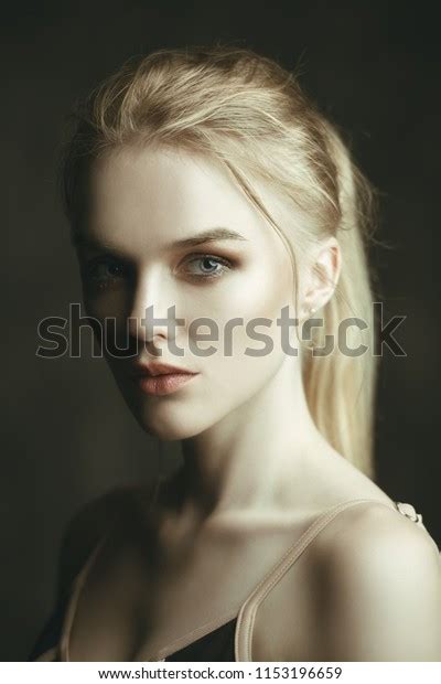 Closeup Portrait Beautiful Blonde Woman Nude Stock Photo Shutterstock