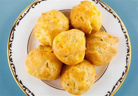Cheddar Cheese Puffs Gourgères Recipe