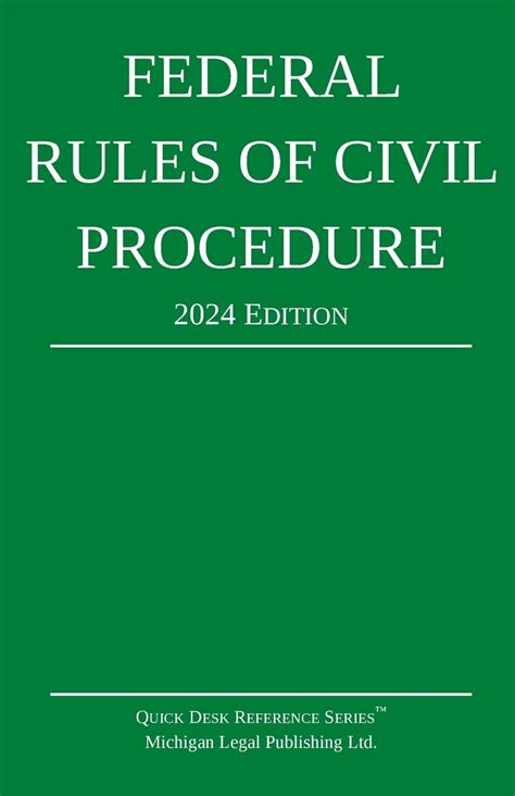 Previous Editions of the Federal Rules of Civil Procedure | 2024 ...