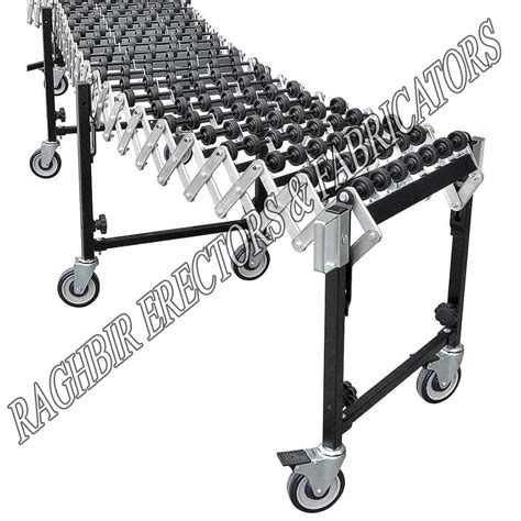 Collapsible Skate Wheel Roller Conveyor Material Handling Capacity 10