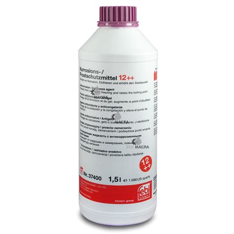 Купить охлаждающую жидкость Febi 37400 Antifreeze G12++ в СПб