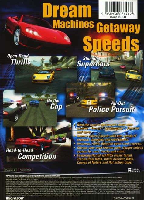 Need For Speed Hot Pursuit 2 2002 PlayStation 2 Box Cover Art MobyGames